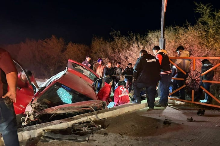 Hombre muere tras caer con su auto a canal de riego en San Pedro, Coahuila