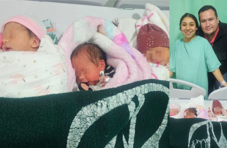 3 hermosas trillizas son dadas a luz por joven monclovense