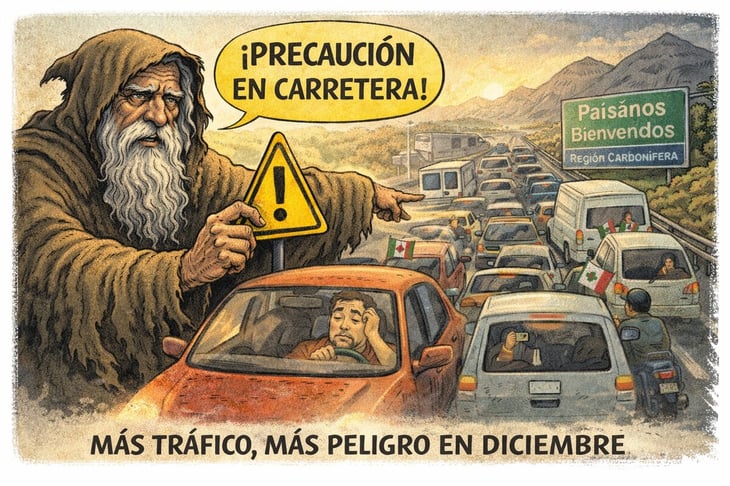 Caricatura editorial - Paisanos: llega más que correr