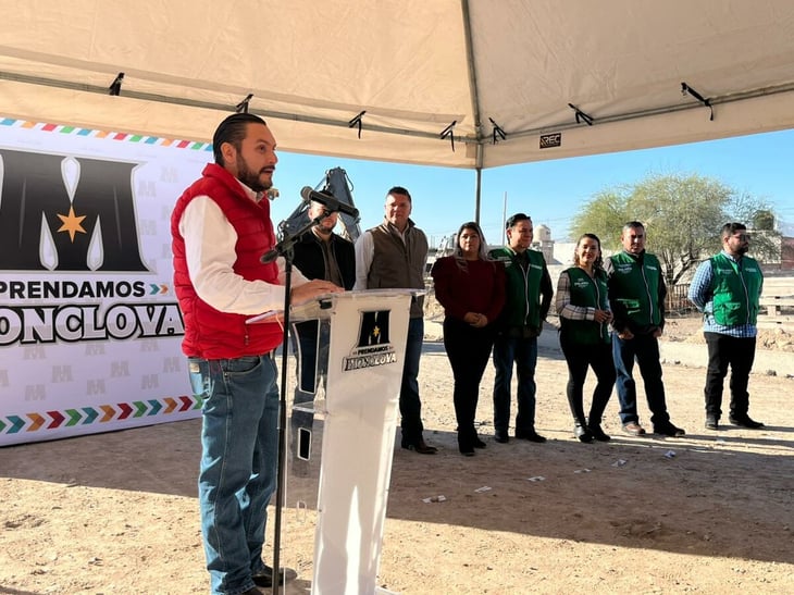 Arranca Carlos Villarreal obra de pavimentación en El Campanario