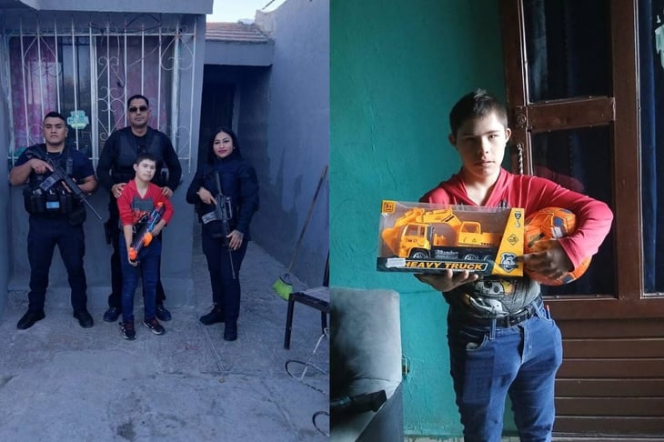 El pequeño Yair cumplió su sueño de conocer a un policía 