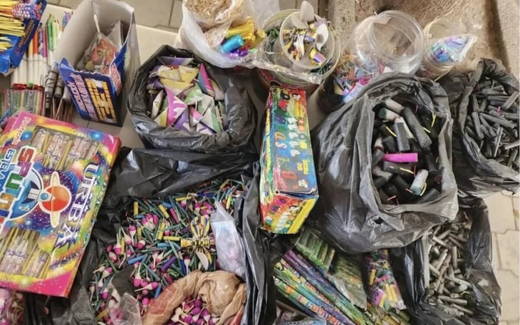 Aseguran más de 20 toneladas de pirotecnia en Castaños tras operativo estatal
