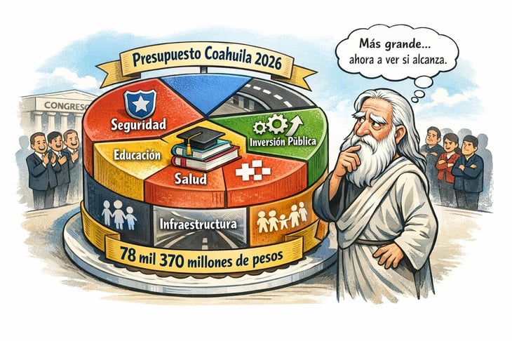 Caricatura editorial - Entre cifras y prioridades