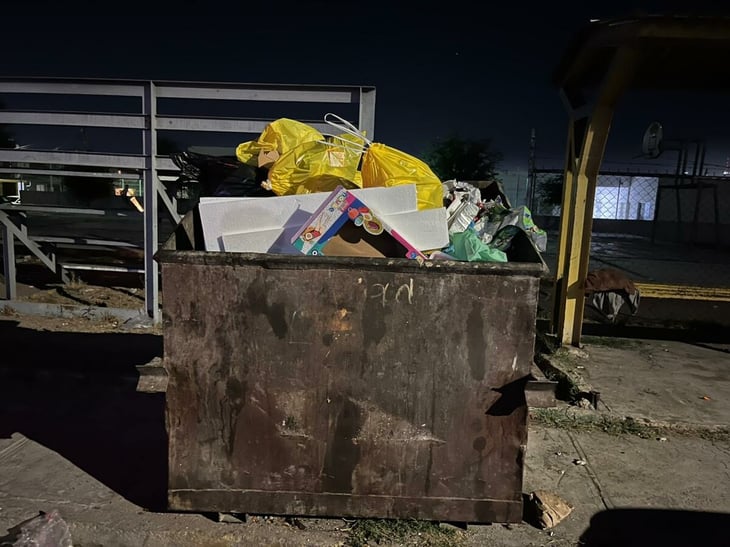 Incrementa recolección de basura en sectores del sur de Monclova durante Navidad