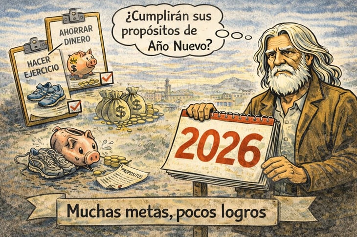 Caricatura editorial - Entre el deseo y la realidad