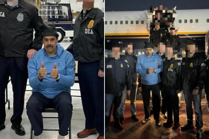 Medios de EE.UU. publican nuevas fotos de Nicolás Maduro bajo custodia