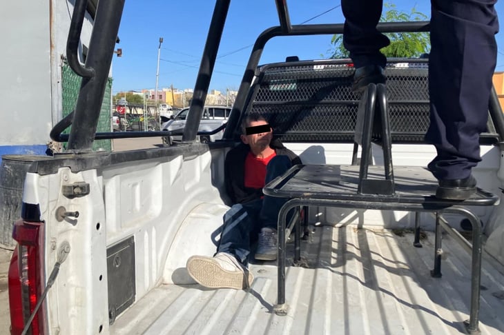 Detienen a presunto ladrón armado en el Fraccionamiento Carranza