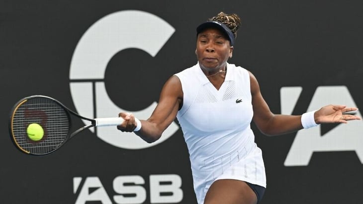 Venus Williams es eliminada del torneo de Auckland por Magda Linette