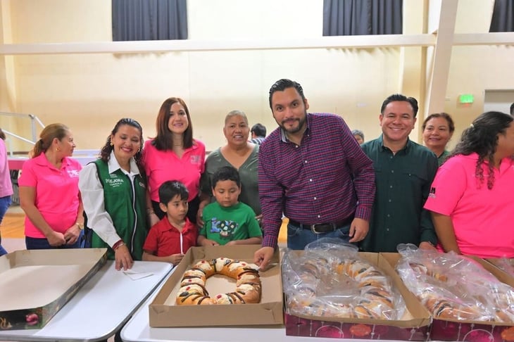 Monclova celebra el Día de Reyes con familias del Oriente