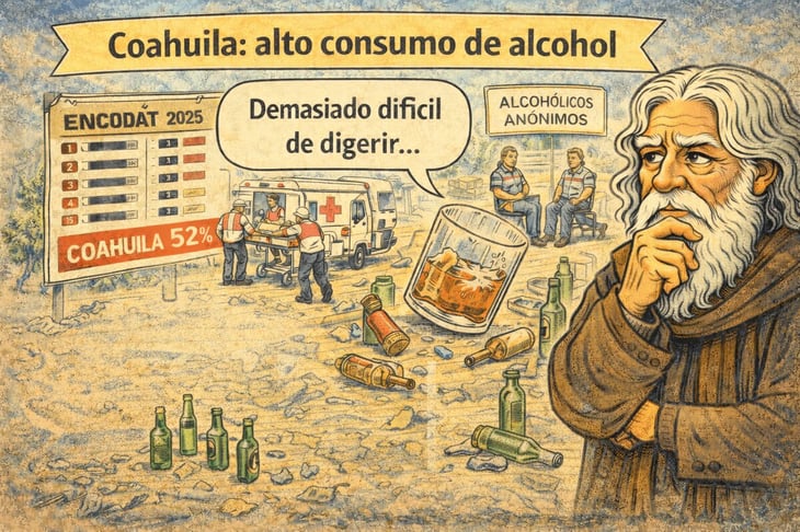 Caricatura editorial - Entre la emergencia y la adicción