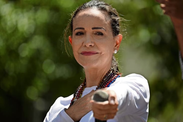 foto María Corina Machado celebra excarcelaciones en Venezuela
