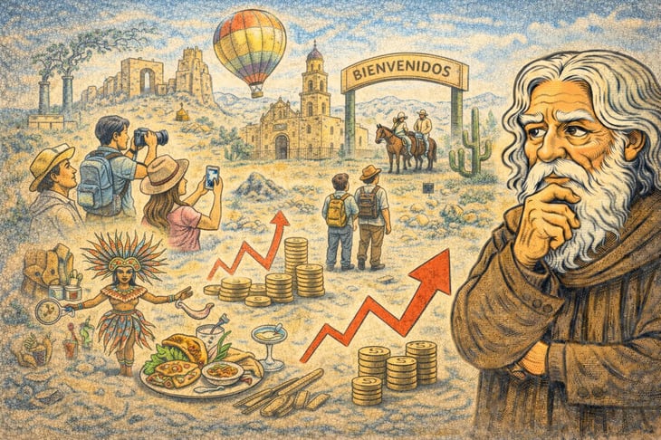 Caricatura editorial - Cuando el turismo responde