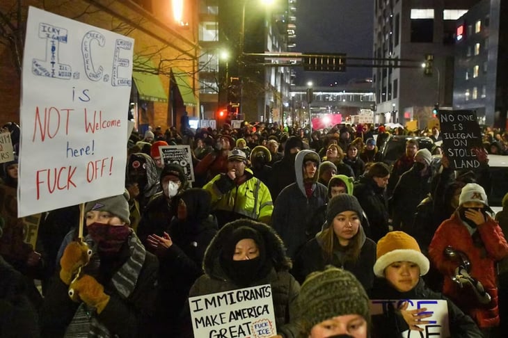 Protestan en EE.UU contra ICE tras tiroteos mortales en Minneapolis y Portland