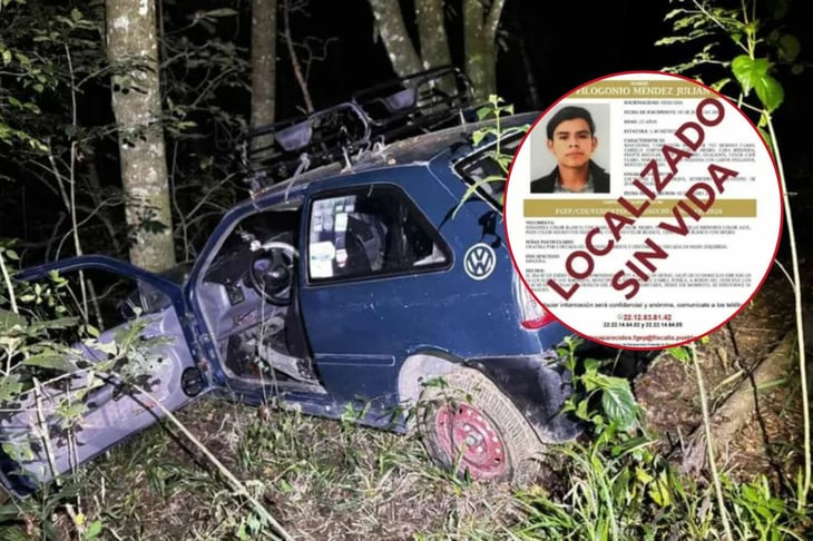 Hallan sin vida a joven desaparecido desde enero en Puebla