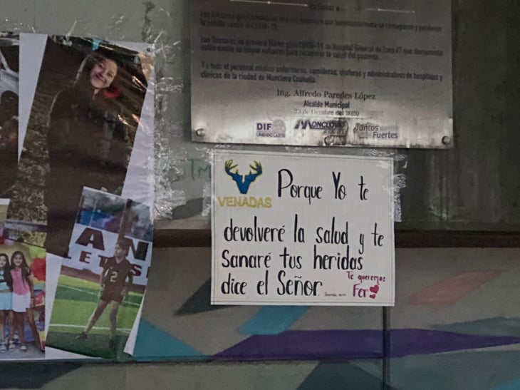 Rezan por la salud de Liah internada en el IMSS