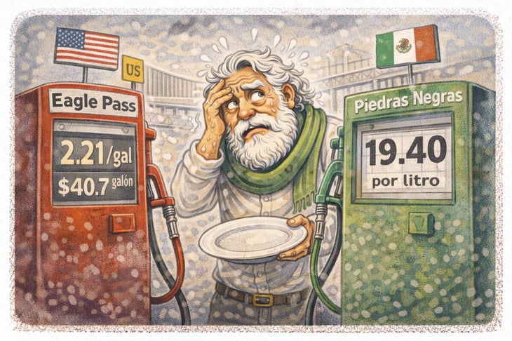 Caricatura editorial - Más barata… si tienes visa