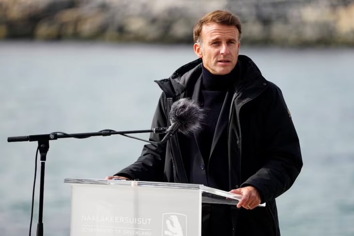 Macron advierte a EU por soberanía de Groenlandia