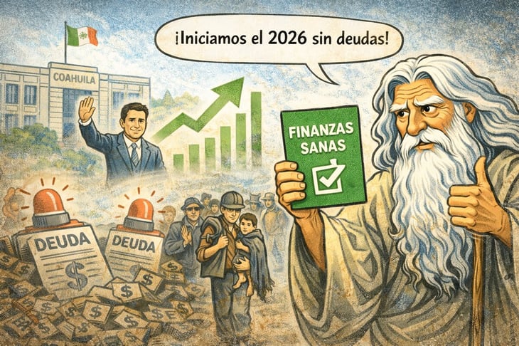 Caricatura editorial - El año empieza en equilibrio