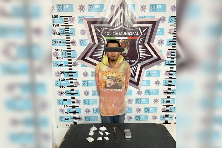 Aseguran a presunto narcomenudista en el pueblo mágico de Cuatro Ciénegas