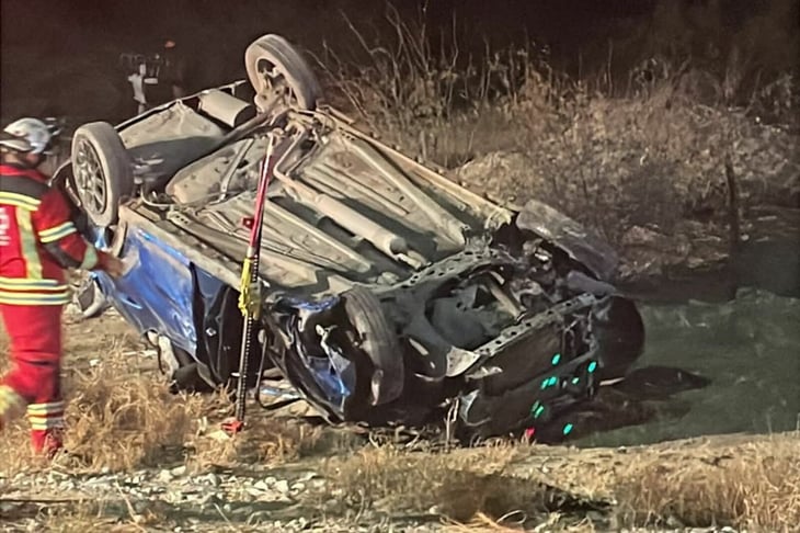 Volcadura cobra la vida de un adolescente en el bulevar Miguel de la Madrid de Monclova