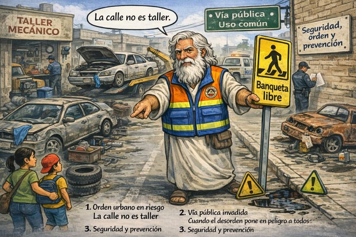 Caricatura editorial - Cuando el desorden pone en peligro a todos