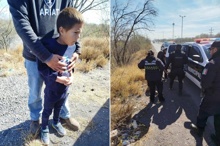Niño con TDH encontrado deambulando en carretera de Castaños, tiene historial en Pronnif