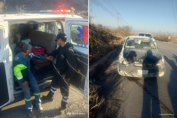 Conductor se estrella contra vaca en la avenida Puerta 4 de Monclova