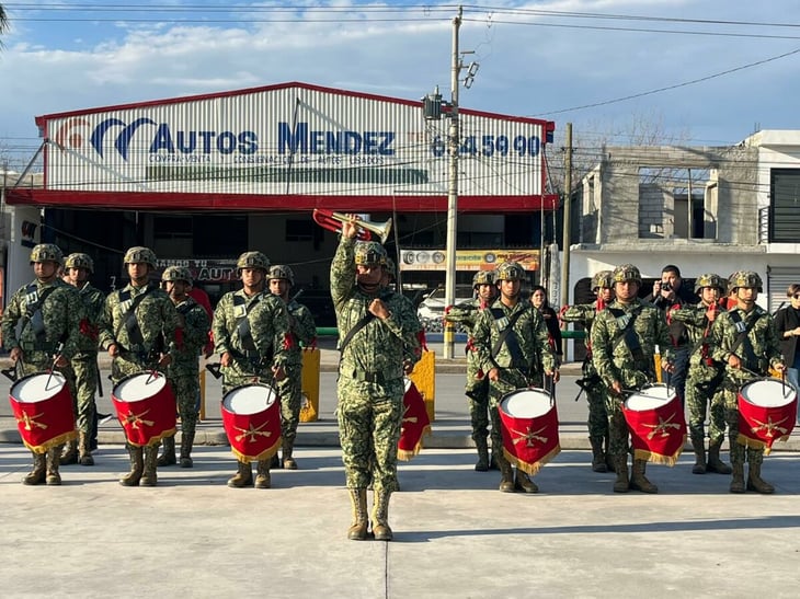 Reconocen lealtad y vocación de servicio en ceremonia cívica del Ejército Mexicano en Monclova