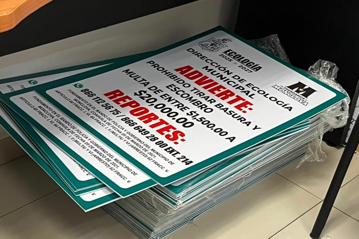 Ecología trabaja en operativos contra ruido y tiraderos clandestinos en Monclova