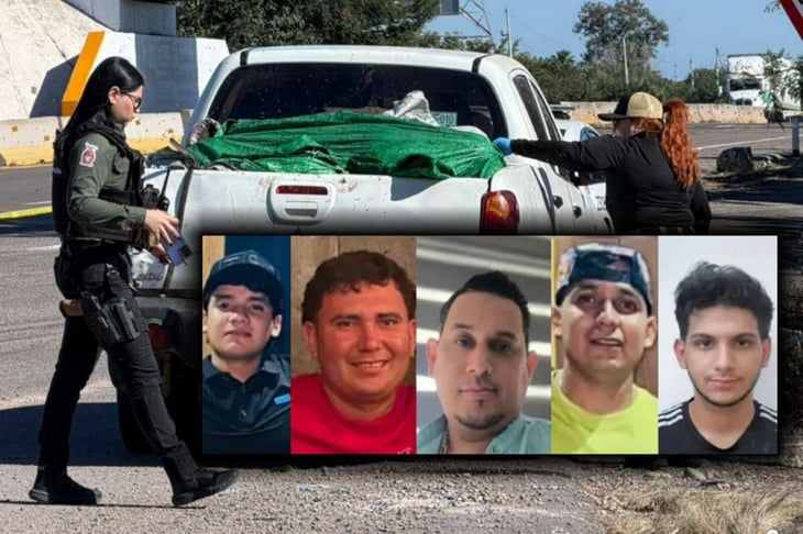 Confirman que los 5 cuerpos hallados en Navolato corresponden a desaparecidos de Mazatlán