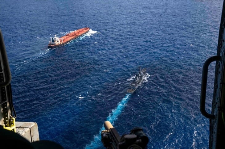 EE.UU. intercepta petrolero sancionado en el Índico