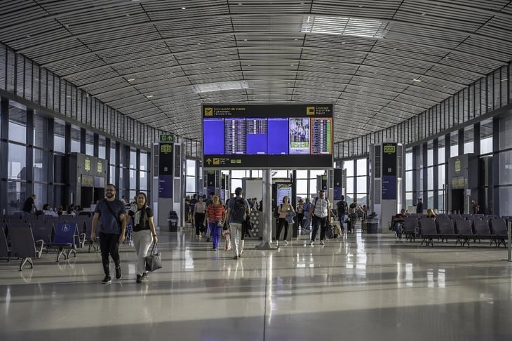 Tráfico aéreo en Latinoamérica crece 3.8% en 2025