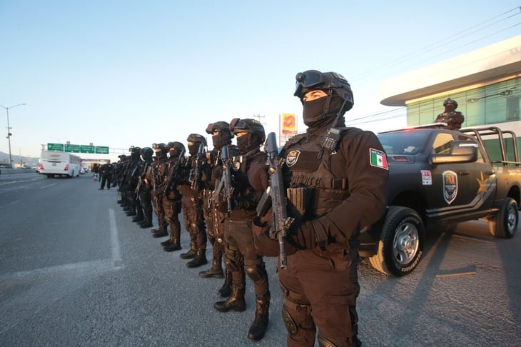 Despliegan 10 mil elementos en Coahuila ante violencia en otros estados