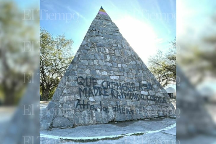 Vandalizan la pirámide de Pozuelos de Arriba