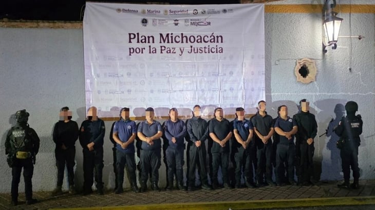 Caen director policial y 10 elementos en Michoacán; investigan presuntos vínculos con el CJNG
