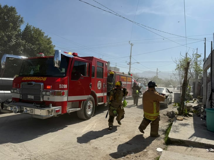 Incendio en vivienda de la Guadalupe Borja moviliza a cuerpos de auxilio en Frontera