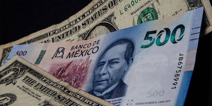 Peso abre en 17.22 por dólar con depreciación semanal