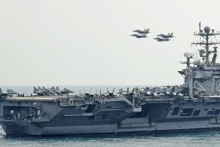 Irán afirma ataque al USS Abraham Lincoln; EU lo niega