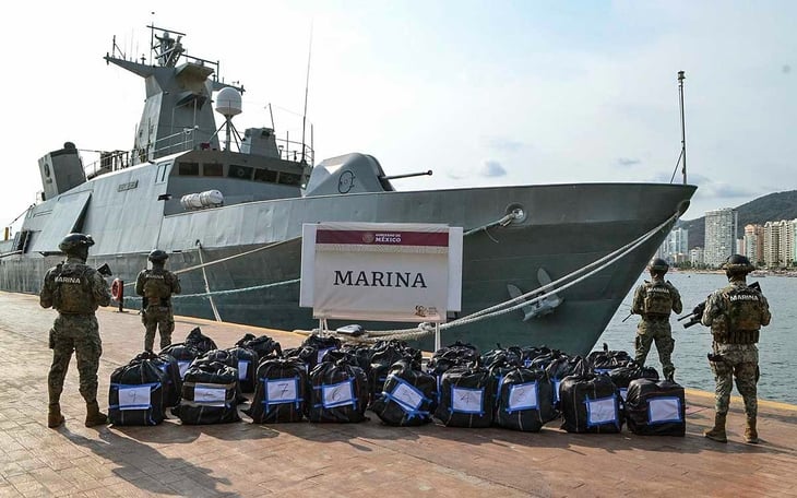 Secretaría de Marina asegura drogas y precursores en 2026