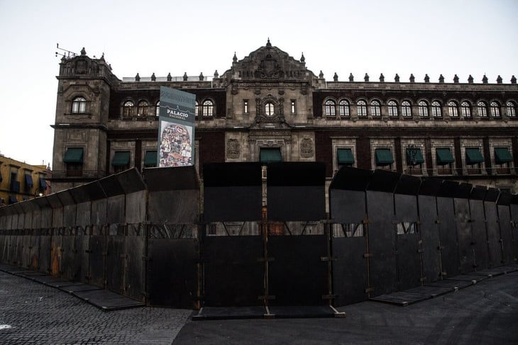 Sheinbaum prevé blindaje en Palacio Nacional por 8M