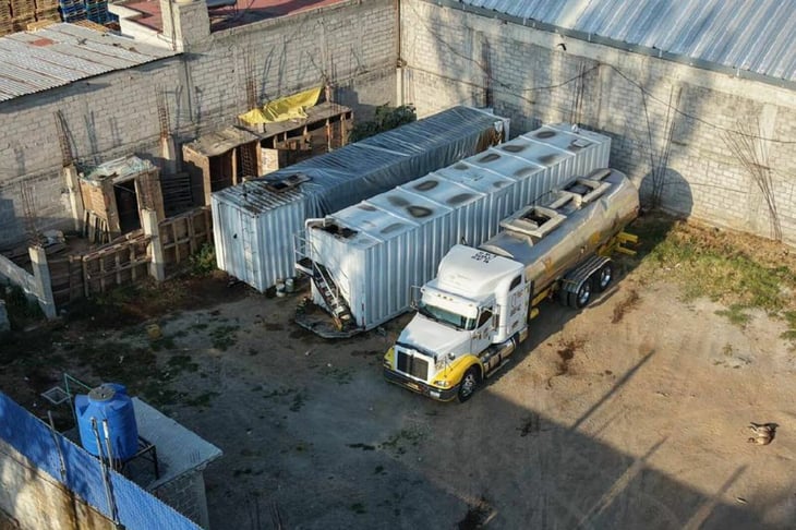 Localizan predio con combustible ilegal en Tultepec, Estado de México
