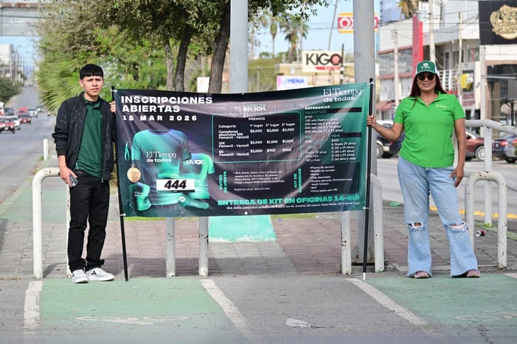 Aún hay lugares para carrera “El Tiempo de Todos”