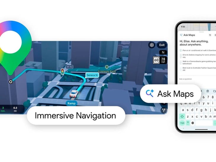 Google Maps integra IA para responder preguntas complejas de usuarios