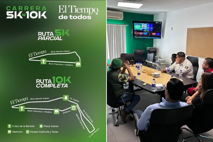 Estos serán los cierres viales en Monclova por carrera 10K y 5K de El Tiempo
