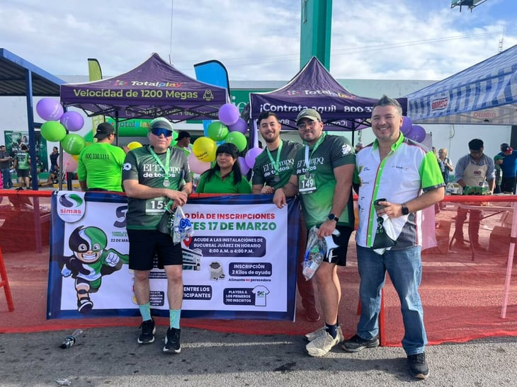 Total Play presente en la Carrera 10K y 5K de El Tiempo Monclova con apoyo a corredores y organización