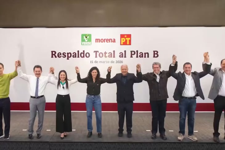 Morena, PT y PVEM respaldan Plan B electoral de Claudia Sheinbaum