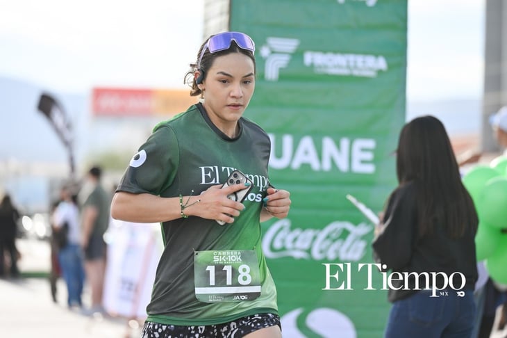Sabinense Fransiela Jiménez brilla en la Carrera del Tiempo Monclova