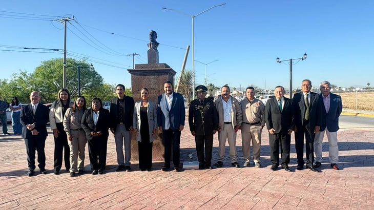 Monclova conmemora la Expropiación Petrolera con acto cívico en la colonia Petrolera
