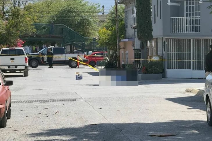 Policía de Nuevo León abate a hombre que intentó agredirlo con machete