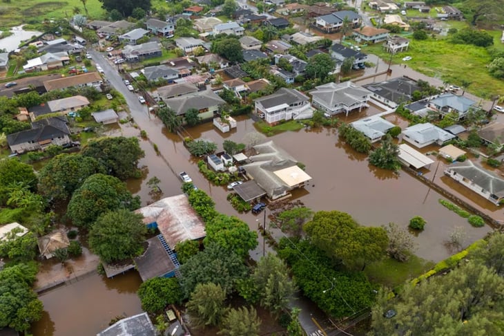 Hawái enfrenta sus peores inundaciones en 20 años